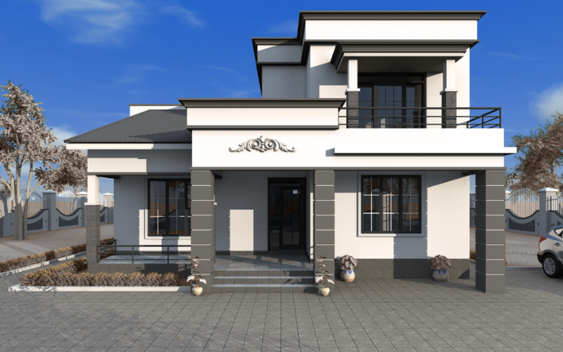 Proposed 3-bedroom mansionate in Kisii