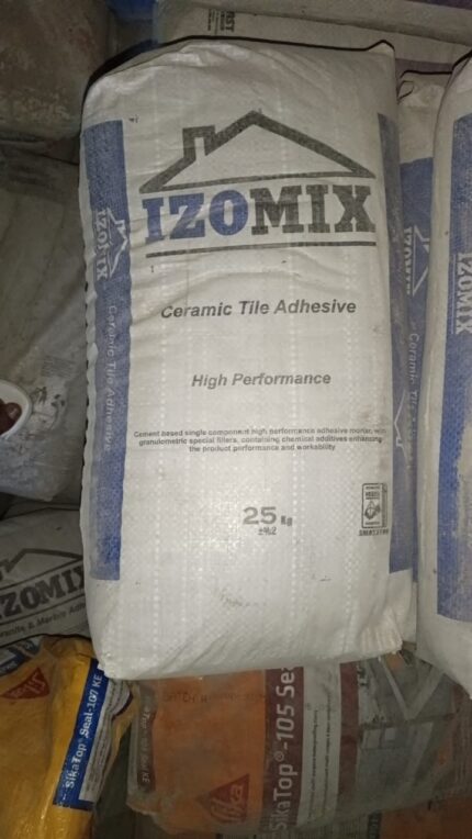 Izomix ceramic tile adhesive